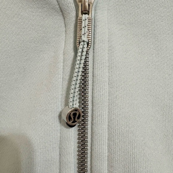 Lululemon Light Blue Scuba Zip Up - Picture 2 of 4